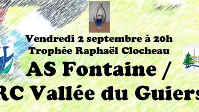 Match de reprise pour l’AS Fontaine Rugby ce soir